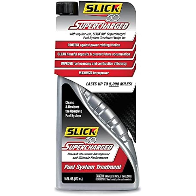 SLICK 50 SUPERCHARGED FUEL SYSTEM TREATMENT, MULTI-COLOUR, 473 ML, 40206016 - Image 1